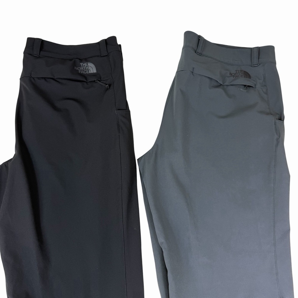North Face Paramount‎ Pant 38x28 Black Grey Stretch Lightweight Hiking Set Of 2